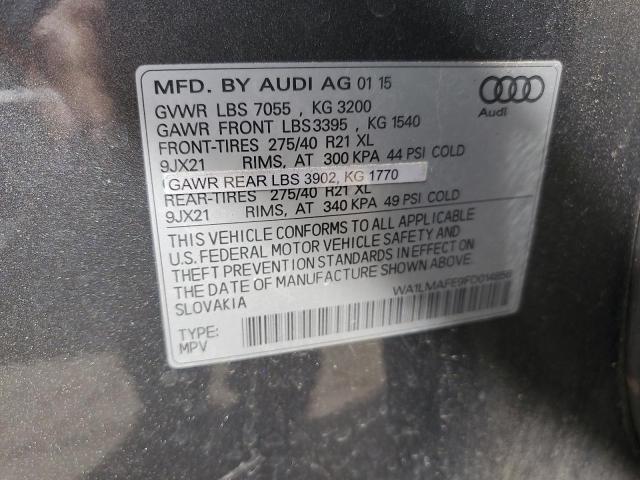 WA1LMAFE9FD014856 Audi Q7 Tdi Premium Plus