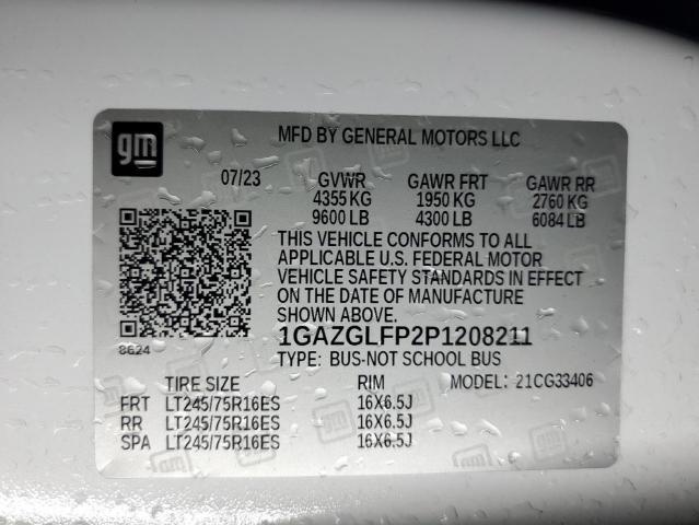 1GAZGLFP2P1208211 Chevrolet Express G3500 Ls