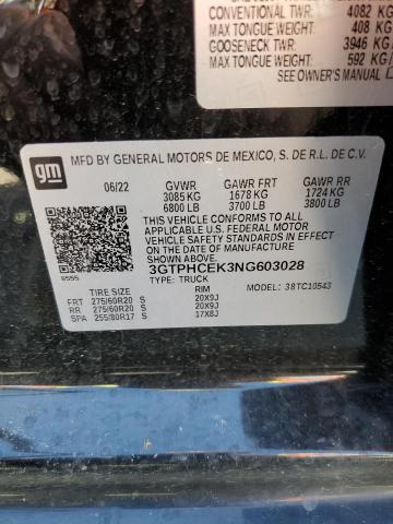 3GTPHCEK3NG603028 GMC Sierra C1500 Elevation