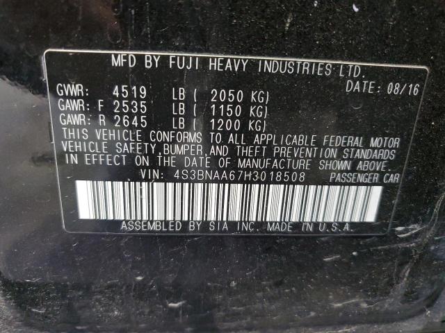 4S3BNAA67H3018508 Subaru Legacy 2.5i