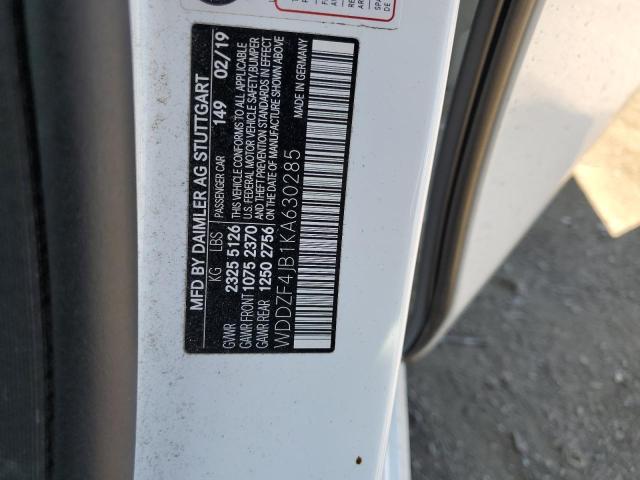 WDDZF4JB1KA630285 Mercedes-Benz E 300