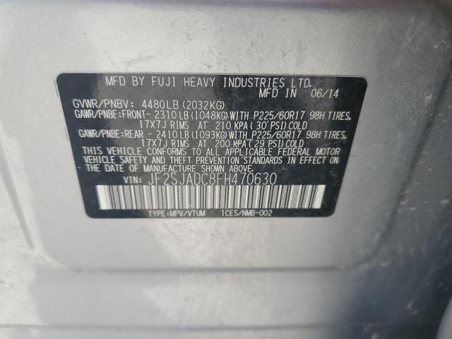JF2SJADC8FH470630 Subaru Forester 2.5i Premium
