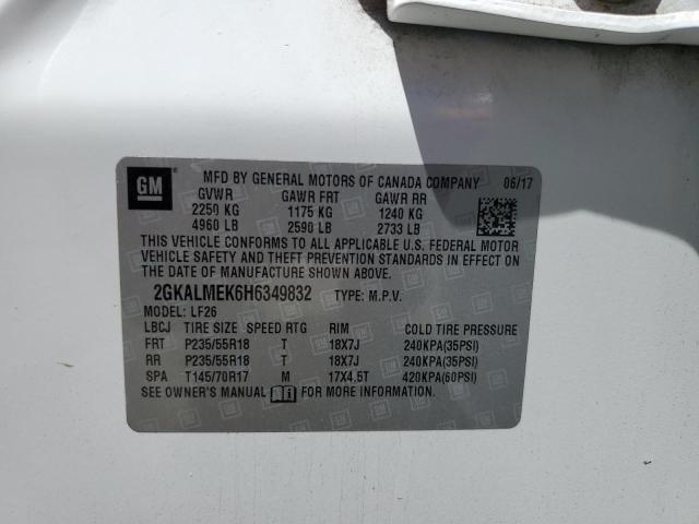 2GKALMEK6H6349832 GMC Terrain Sle