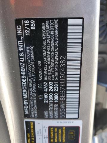 55SWF8EB7KU304382 Mercedes-Benz C 300 4matic