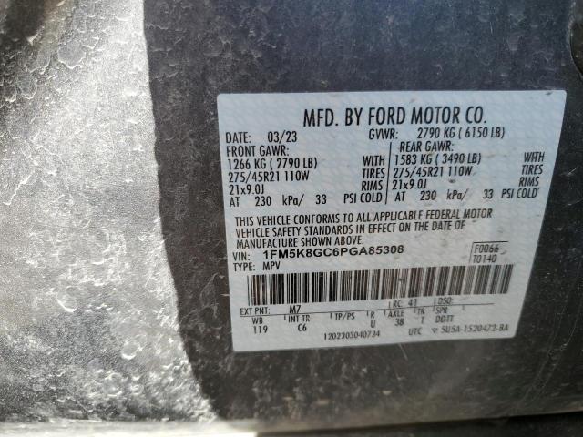 1FM5K8GC6PGA85308 Ford Explorer St