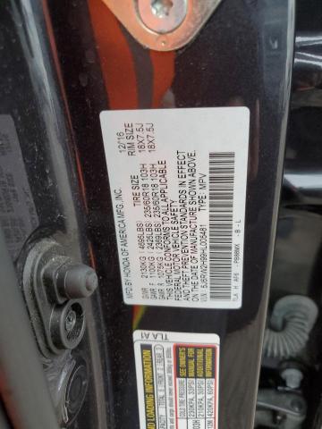 5J6RW2H99HL005481 Honda Cr-v Touring