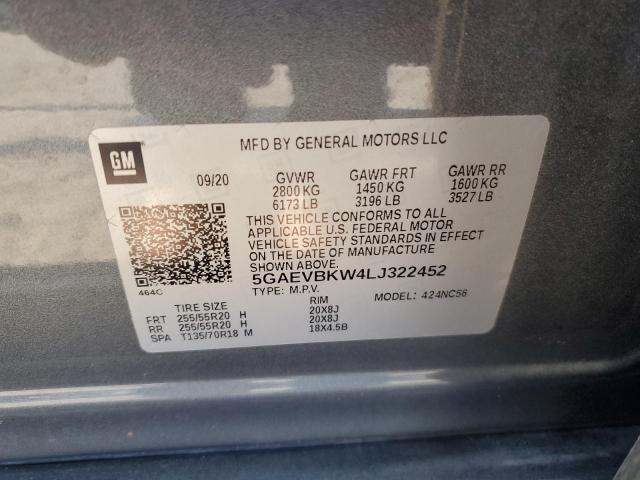 5GAEVBKW4LJ322452 Buick Enclave Premium