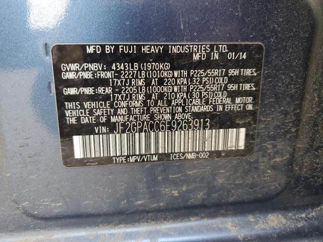JF2GPACC6E9263913 Subaru Xv Crosstrek 2.0 Premium