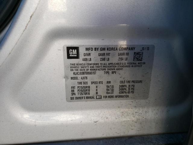 KL4CJGSB7EB565157 Buick Encore