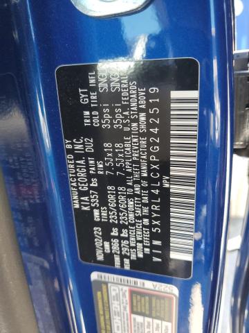 5XYRL4LCXPG242519 KIA SORENTO S