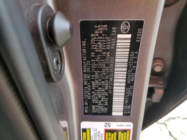 4T1F31AK5LU536202 Toyota CAMRY XLE