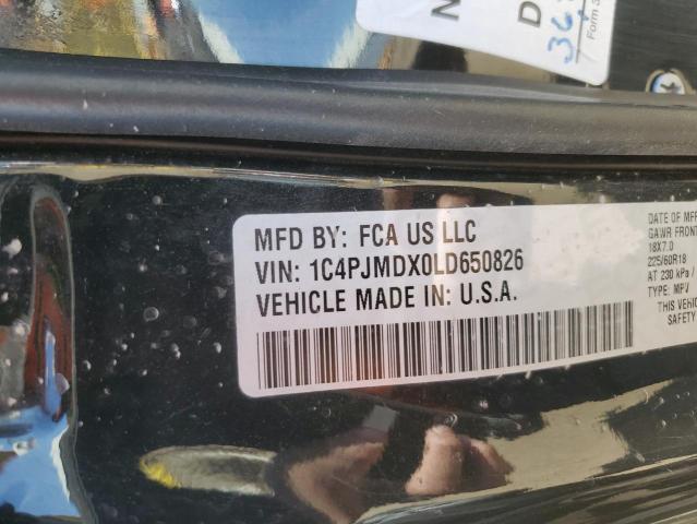 1C4PJMDX0LD650826 Jeep Cherokee Limited