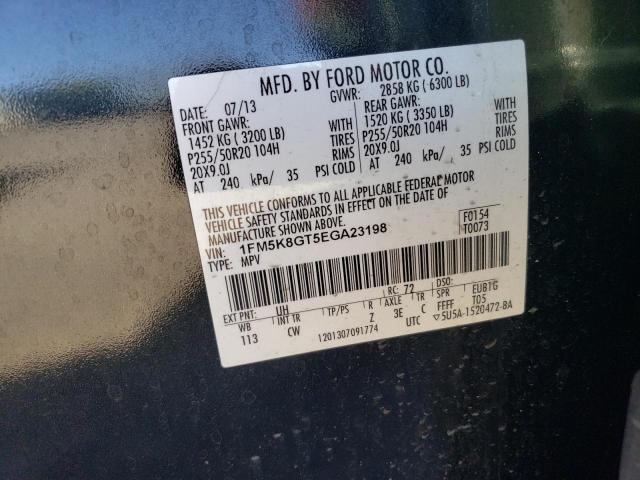 1FM5K8GT5EGA23198 Ford EXPLORER SPORT