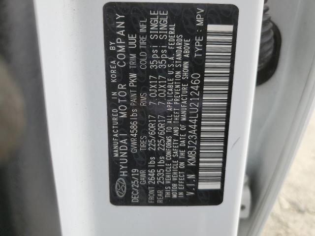 KM8J23A44LU212460 Hyundai TUCSON SE