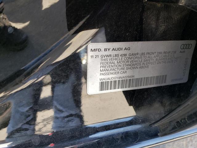 WAUAUDGY4NA029494 Audi A3 PREMIUM