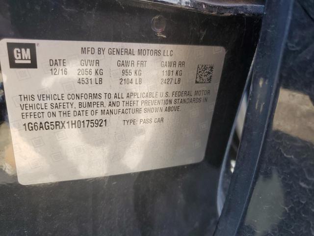 1G6AG5RX1H0175921 Cadillac ATS