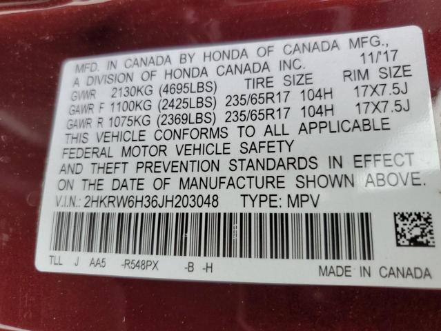 2HKRW6H36JH203048 Honda CR-V LX