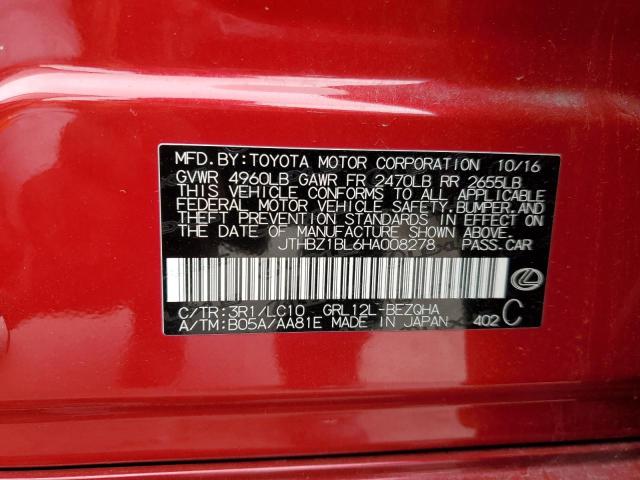 JTHBZ1BL6HA008278 Lexus Gs 350 Base