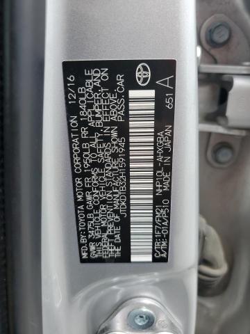 JTDKDTB32H1591945 Toyota PRIUS C