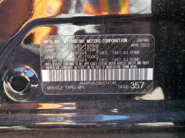 JA4APUAU2NU014145 Mitsubishi Outlander Sport Es