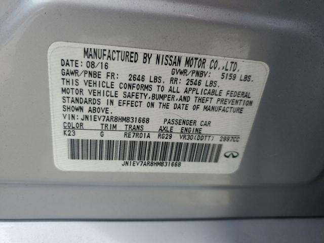 JN1EV7AR8HM831668 Infiniti Q50 Premium