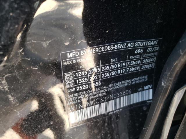 W1N9M0CB3PN033606 Mercedes-Benz Eqb 250+