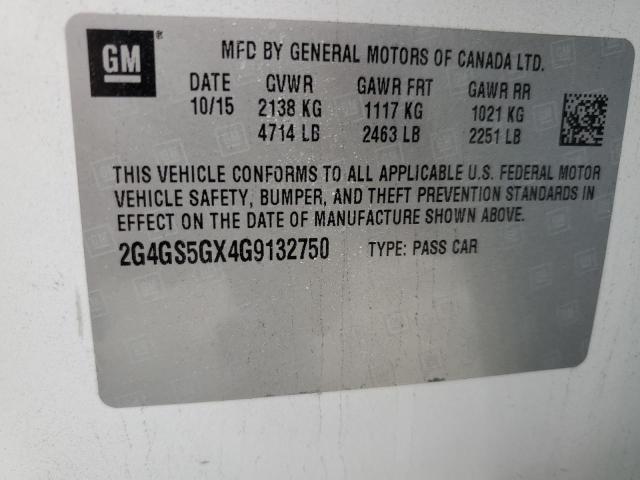 2G4GS5GX4G9132750 Buick Regal Premium