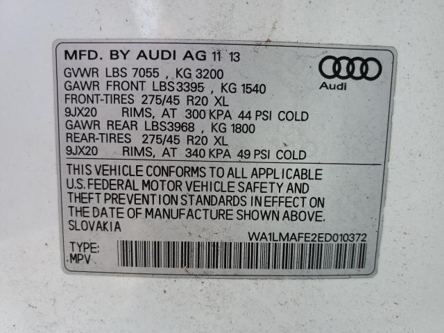 WA1LMAFE2ED010372 Audi Q7 Premium Plus