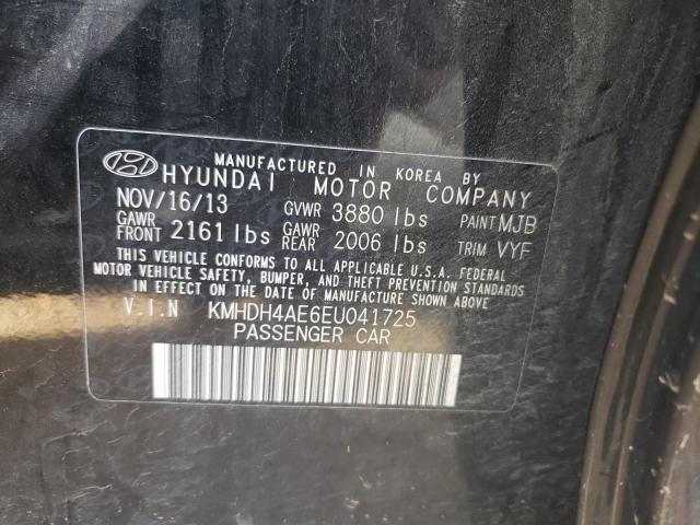 KMHDH4AE6EU041725 Hyundai ELANTRA SE