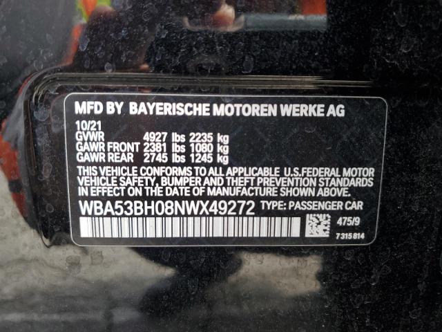 WBA53BH08NWX49272 BMW 530 I