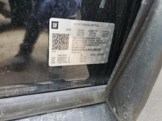 1GKKNRLA2KZ186145 GMC ACADIA SLE
