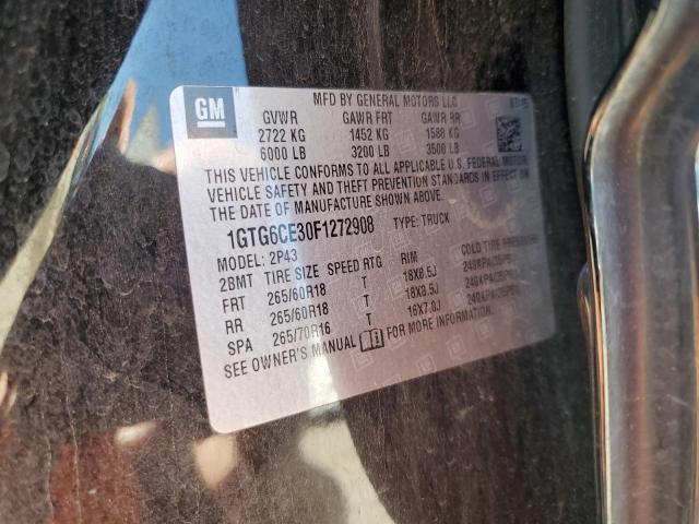 1GTG6CE30F1272908 GMC CANYON SLT
