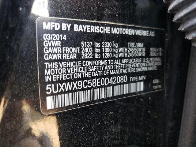5UXWX9C58E0D42080 BMW X3 Xdrive28i
