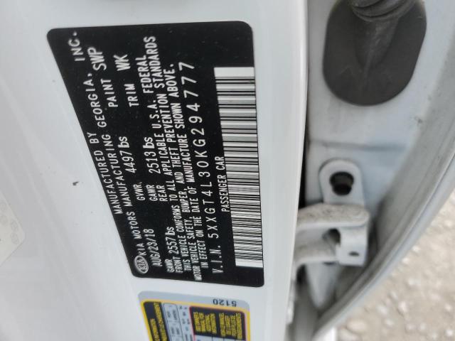 5XXGT4L30KG294777 KIA Optima Lx