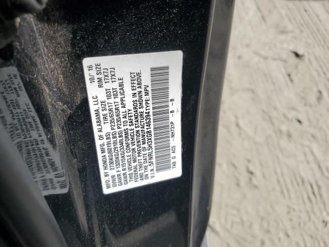 5FNRL5H3XGB146394 Honda ODYSSEY SE