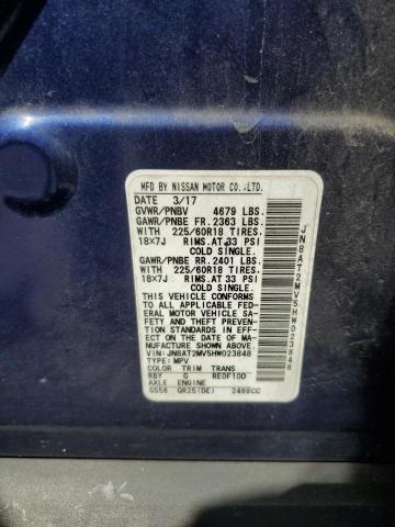 JN8AT2MV5HW023848 Nissan ROGUE S