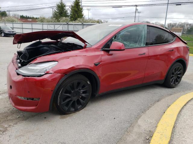 49490904 :رقم المزاد ، 7SAYGDEE8NF393977 vin ، 2022 Tesla Model Y مزاد بيع