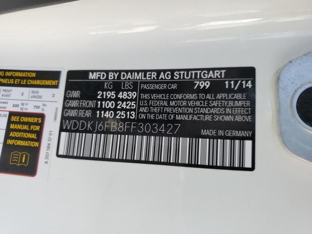 WDDKJ6FB8FF303427 Mercedes-Benz E 400