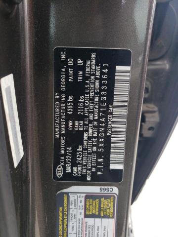 5XXGN4A71EG333641 KIA OPTIMA EX