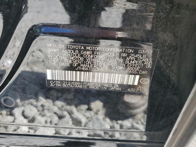 JTHBA1D23H5051433 Lexus IS 200T
