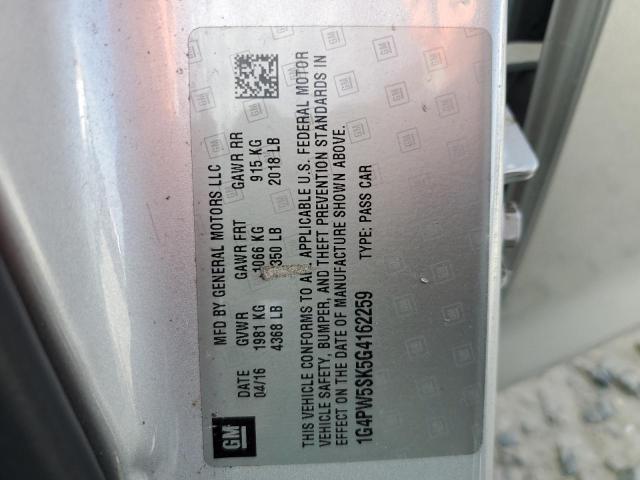 1G4PW5SK5G4162259 Buick Verano Sport Touring