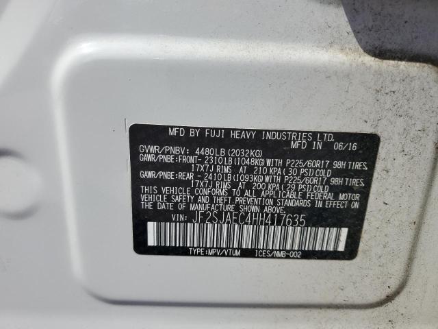 JF2SJAEC4HH417635 Subaru Forester 2.5i Premium
