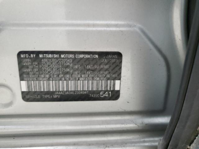 JA4AZ3A34LZ004941 Mitsubishi Outlander Se