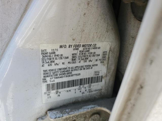 1FT8W4DT5GEB77525 Ford F450 Super Duty