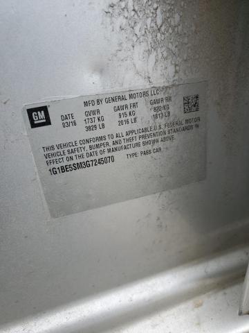 1G1BE5SM3G7245070 Chevrolet CRUZE LT