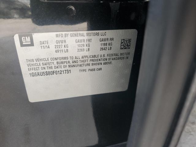 1G6AU5S80F0121731 Cadillac Cts Vsport