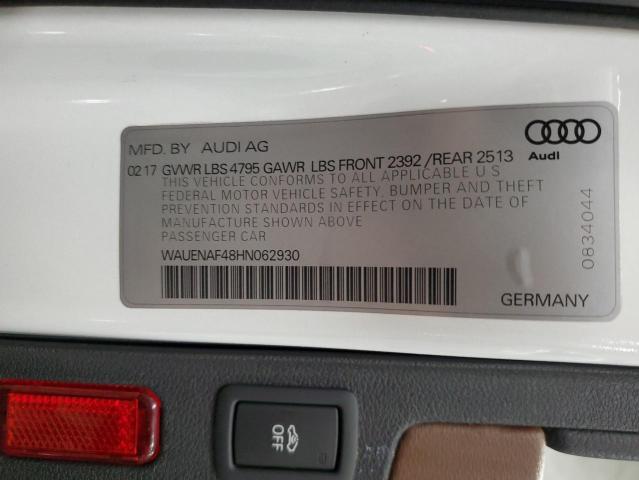 WAUENAF48HN062930 Audi A4 Premium Plus