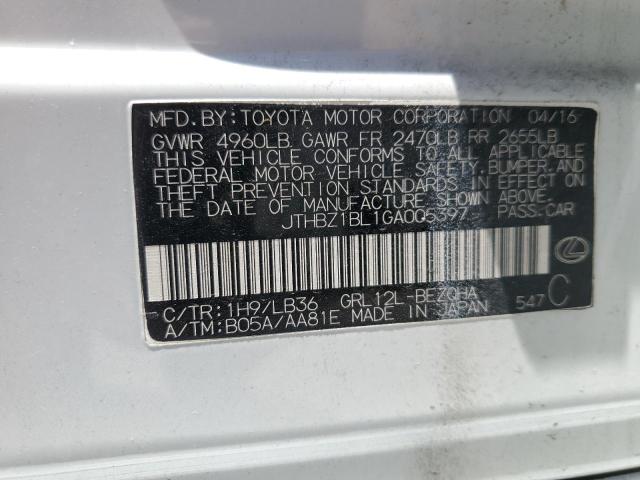 JTHBZ1BL1GA005397 Lexus Gs 350 Base