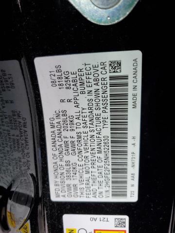 2HGFE2F25NH522630 Honda Civic Lx