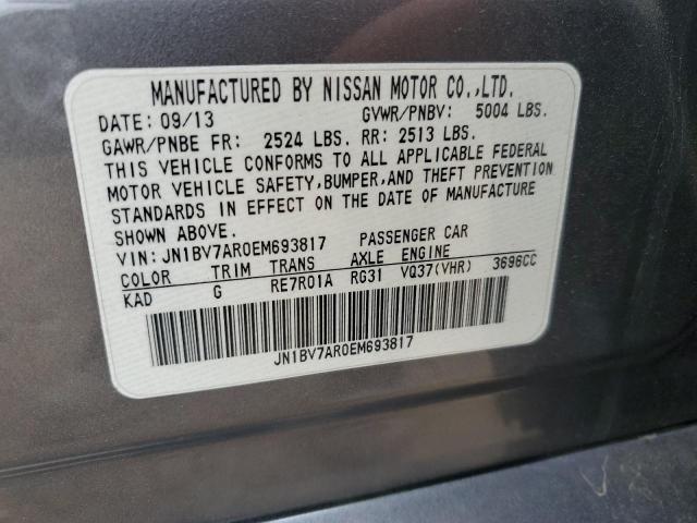 JN1BV7AR0EM693817 Infiniti Q50 BASE